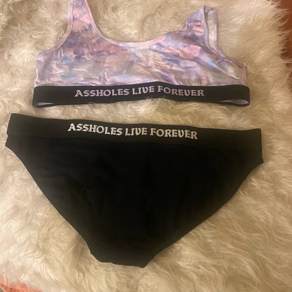 Assholes Live Forever Bralette - Picture 2 of 2